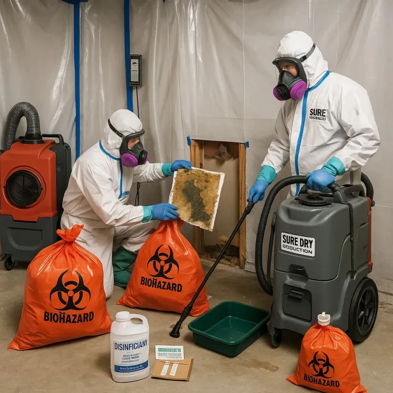 Contaminated Water Handling Protocols process in Combine, TX